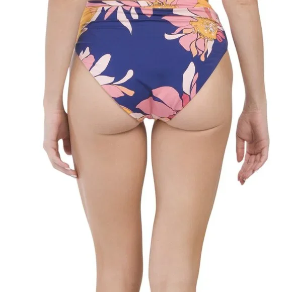 NWT Trina Turk Breeze Two Piece Bikini Swimsuit Size 6 High Waist Bottoms Ruffle - Picture 6 of 12